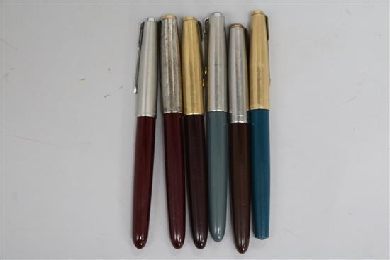 A quantity of mixed fountain pens